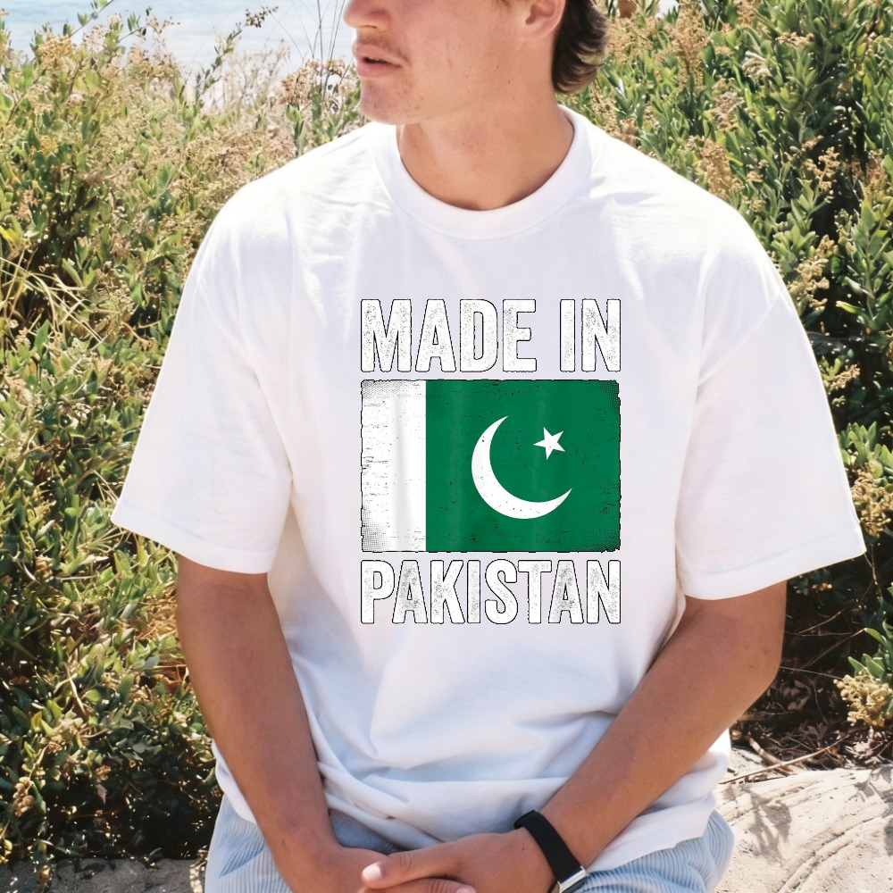 パキスタン製　面白いパキスタン国旗柄プライドTシャツ　カジュ - Summer Clothing Pakistan のレビューと価格