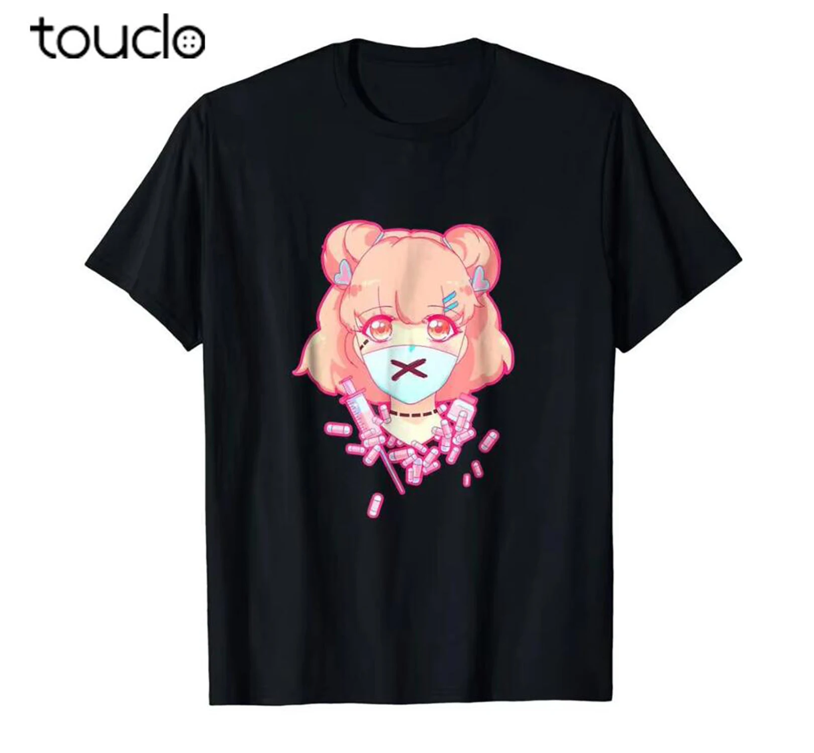 パステルメネレアアニメピルサイコシャツ夏ブランド綿 100% - Summer Clothing Brands のレビューと価格