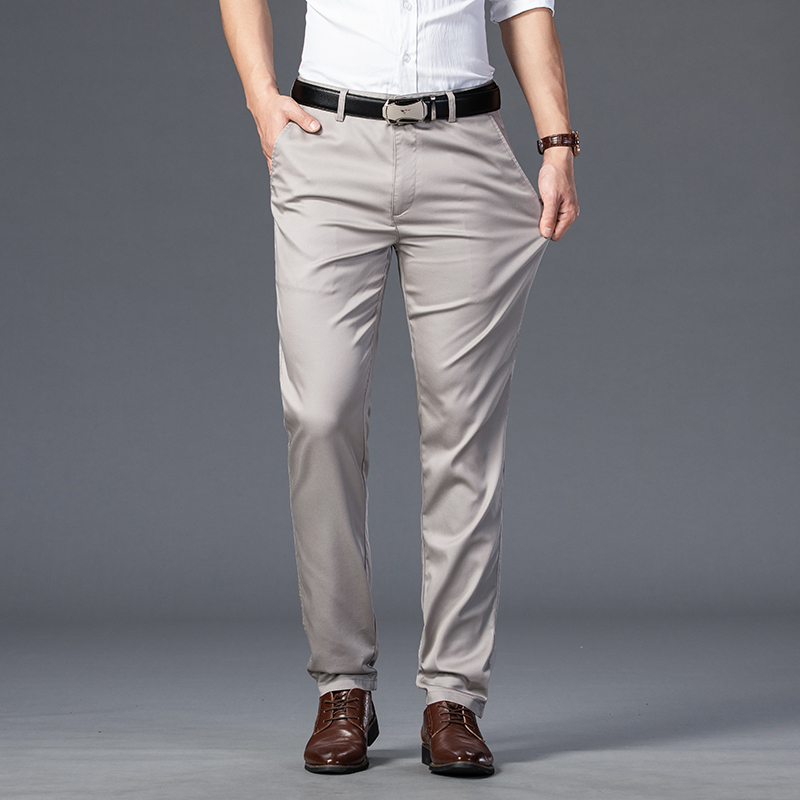 夏薄型メンズスリムスーツパンツファッションビジネスカジュアル - Summer Clothing Brands のレビューと価格