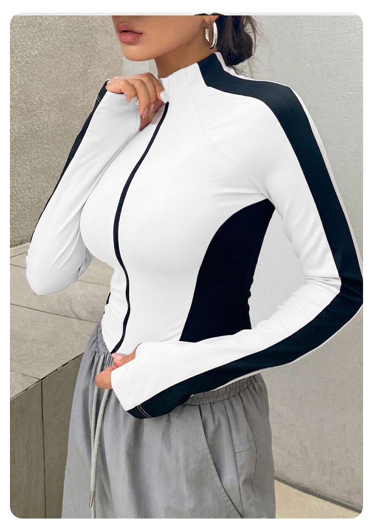 ヨガウェア スタンドアップカラージャケット アウトドアスポー - Summer Clothing Stores のレビューと価格