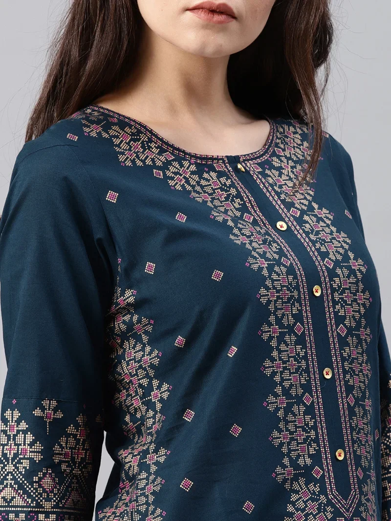 女性のための花柄の綿のクルタ,インドのドレス,エスニックスタ - Summer Clothing Pakistan のレビューと価格